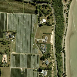 Satellite imagery of Moutere Bluff, NZ