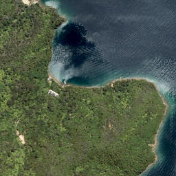 Satellite imagery of Pariwhero Point, NZ