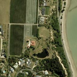 Satellite imagery of Moutere Bluff, NZ