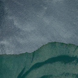 Satellite imagery of Pariwhero Point, NZ