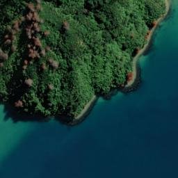 Satellite imagery of Kaihinu Point, NZ