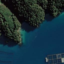 Satellite imagery of Tio Point, NZ