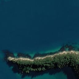 Satellite imagery of Motukina Point, NZ