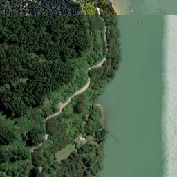 Satellite imagery of Kaiuma Point, NZ