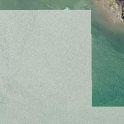 Satellite imagery of Kaiuma Point, NZ