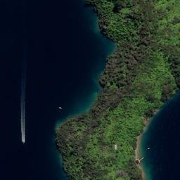 Satellite imagery of Torapapa Point, NZ