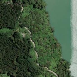 Satellite imagery of Kaiuma Point, NZ