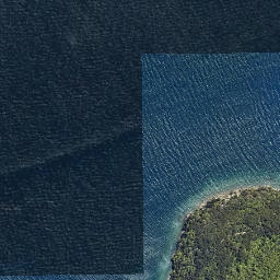 Satellite imagery of The Snout, NZ