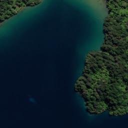 Satellite imagery of Ngakutu Point, NZ