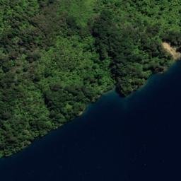 Satellite imagery of Ngakutu Point, NZ