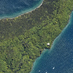 Satellite imagery of The Snout, NZ