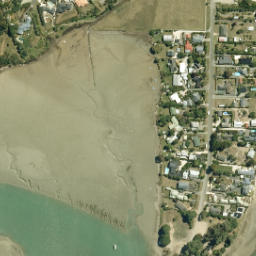 Satellite imagery of Grossi Point, NZ