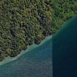 Satellite imagery of Iwituaroa Point, NZ