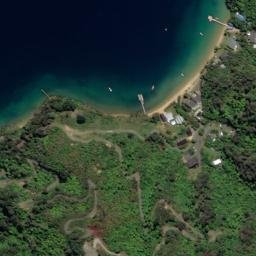 Satellite imagery of Kaipupu Point, NZ