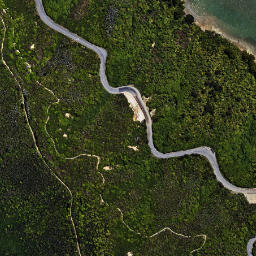 Satellite imagery of Okahoka Point, NZ