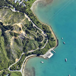 Satellite imagery of Willawa Point, NZ