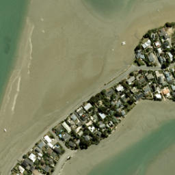 Satellite imagery of Martin Point, NZ
