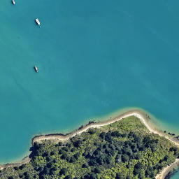 Satellite imagery of Separation Point, NZ