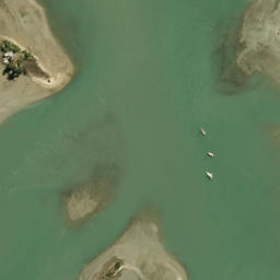 Satellite imagery of Martin Point, NZ