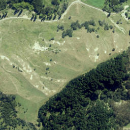Satellite imagery of Luna Rock, NZ