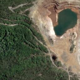 Satellite imagery of Mount Bischoff, AU