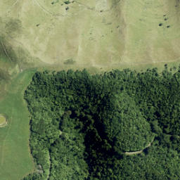 Satellite imagery of Putangirua Pinnacles, NZ