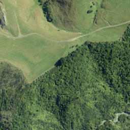 Satellite imagery of Putangirua Pinnacles, NZ