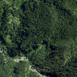 Satellite imagery of Putangirua Pinnacles, NZ