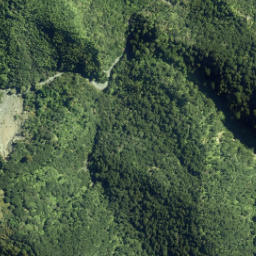 Satellite imagery of Putangirua Pinnacles, NZ