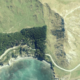 Satellite imagery of Manurewa Point, NZ