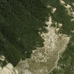 Satellite imagery of Gibbs Spur, NZ
