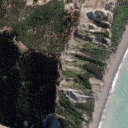 Satellite imagery of White Bluffs, NZ