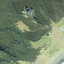 Satellite imagery of Te Rakauwhakamataku Point, NZ