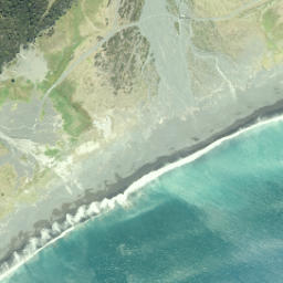 Satellite imagery of Te Rakauwhakamataku Point, NZ