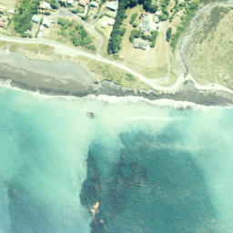 Satellite imagery of Cape Palliser (Matakitakiakupe), NZ