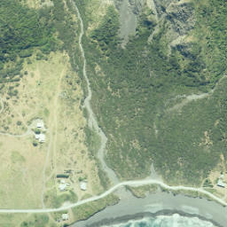 Satellite imagery of Cape Palliser, NZ