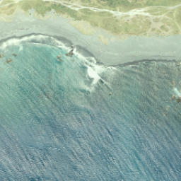 Satellite imagery of Cod Rocks, NZ