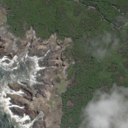 Satellite imagery of Pieman Heads, AU