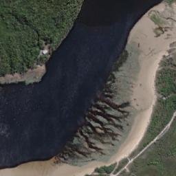 Satellite imagery of Pieman Heads, AU
