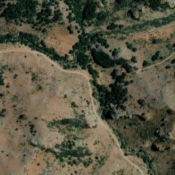 Satellite imagery of The Castles, NZ