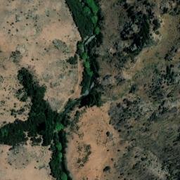 Satellite imagery of The Castles, NZ