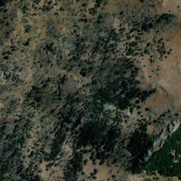 Satellite imagery of The Castles, NZ