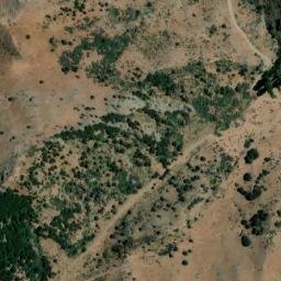 Satellite imagery of The Castles, NZ