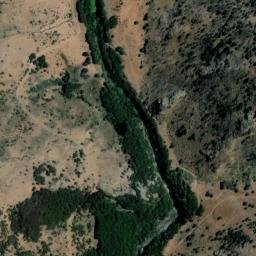 Satellite imagery of The Castles, NZ