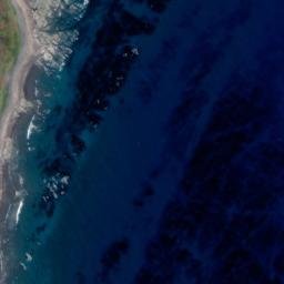Satellite imagery of Cape Campbell, NZ