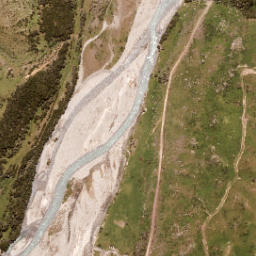 Satellite imagery of Lookout Bluff, NZ