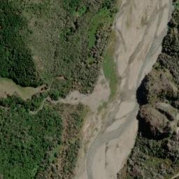 Satellite imagery of Caves Bluff, NZ