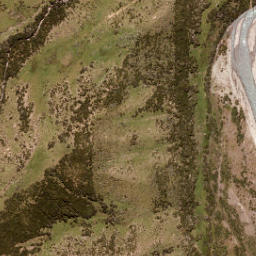 Satellite imagery of Lookout Bluff, NZ