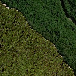 Satellite imagery of Parachute Rocks, NZ