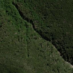 Satellite imagery of Parachute Rocks, NZ